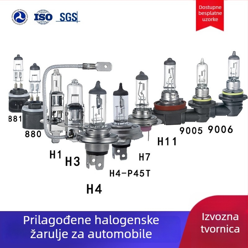 Automobilska halogenska svjetla za glavnu i maglu – 12V, 55W, 1350 lm, IP65, 500h, kvarcno staklo, EagleEye