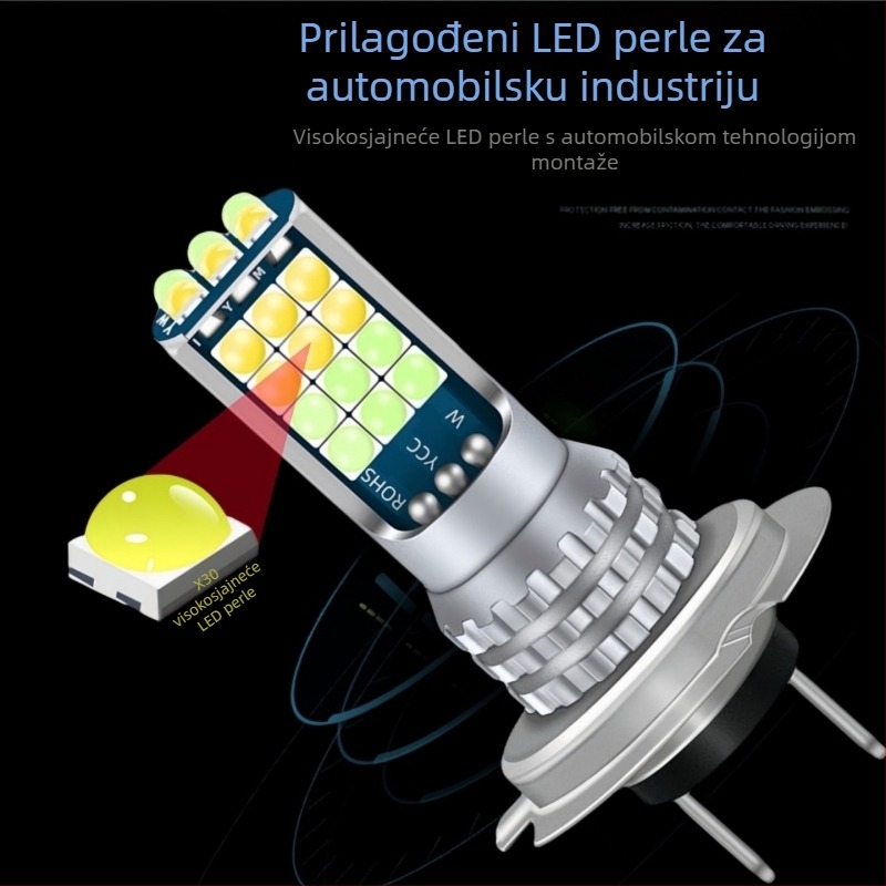Prednje LED svjetlo magle H7 (8W, 12-24V, 900lm, 3000-6000K)