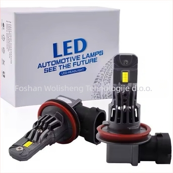 LED automobilska žarulja H4, 35W, 12V, 2800LM, IP67, aluminijsko kućište s ventilatorom za hlađenje, univerzalna kompatibilnost