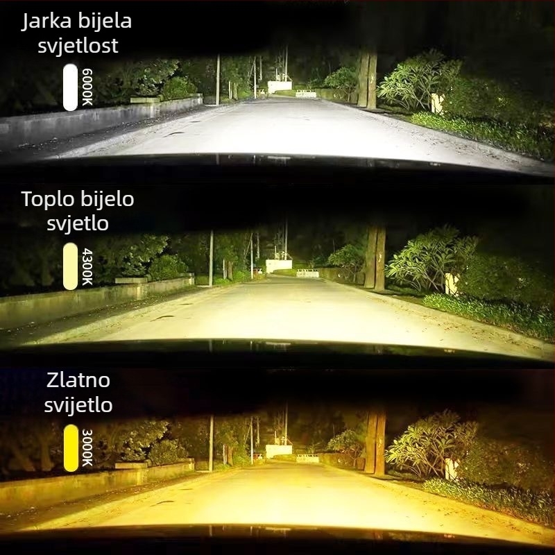 LED prednja svjetla za automobil, 48W dual, 9–36V, IP68, 4000 lm, Univerzalna kompatibilnost