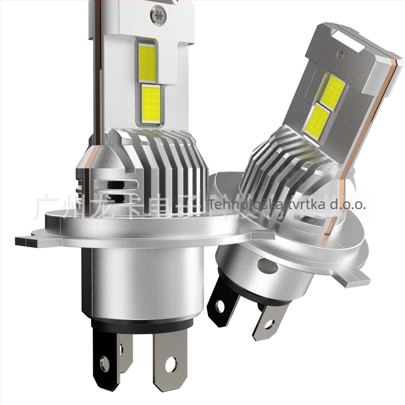 LED žarulja za auto svjetlo, izravno priključivanje, visoka svjetlost 10000 lm, univerzalna kompatibilnost (76W, 12–24V, IP68, 50000 h). Podržani modeli: H1, H4, H7, H11, 9005, 9006, 9012