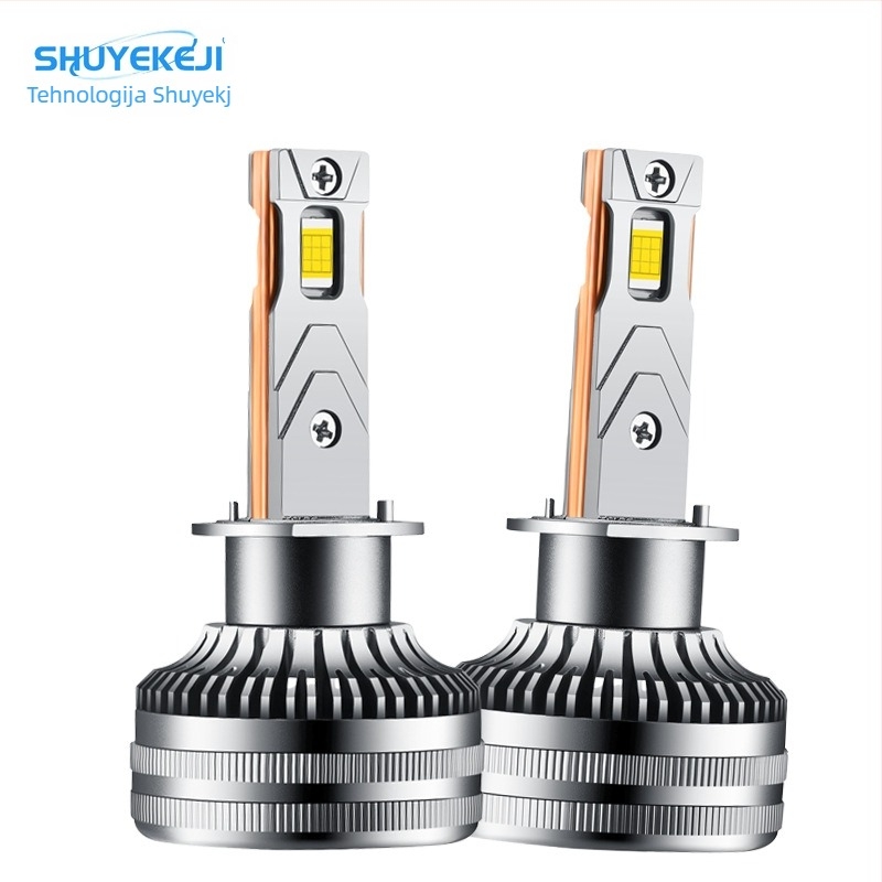 LED automobilska prednja svjetla s dvostrukim bakrenim cijevima, 60W, 12–24V, 12000 lm, IP68