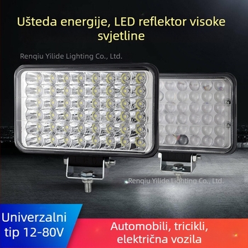LED reflektor za kamione 12V/24V, visoka svjetlost za poljoprivredna vozila, viljuškari i bageri, svjetlo za vožnju unatrag