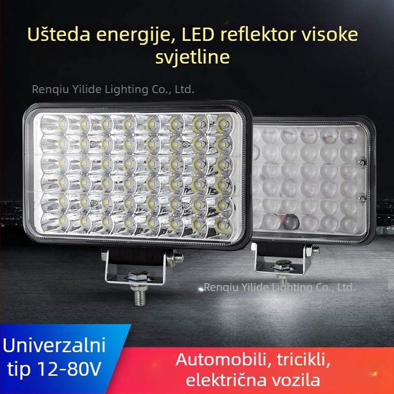LED reflektor za kamione 12V/24V, visoka svjetlost za poljoprivredna vozila, viljuškari i bageri, svjetlo za vožnju unatrag