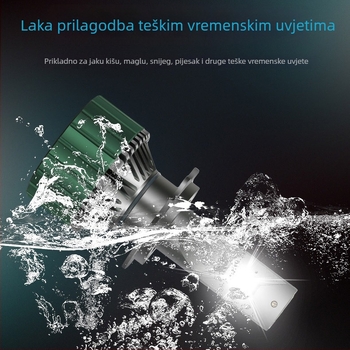 M9Pro automobilska LED prednja svjetla 65W 12V 8000lm IP67 Integrirani visoki i niski snop