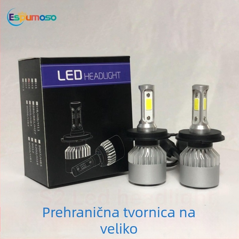 LED automobil svjetlo S2 s integriranim visokim i niskim snopom, COB LED, 40W, 12–24V, 5500 lm, 50000 h trajanja
