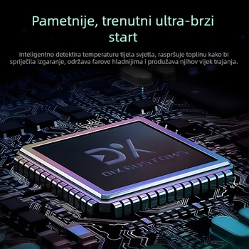 T8S LED prednje svjetlo s lećom, 24V, 25W/38W, 25000 lm, IP65