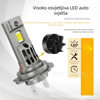 Automobilski LED far H7 (22W, 12V, 4000 lm, IP65, Univerzalna kompatibilnost)