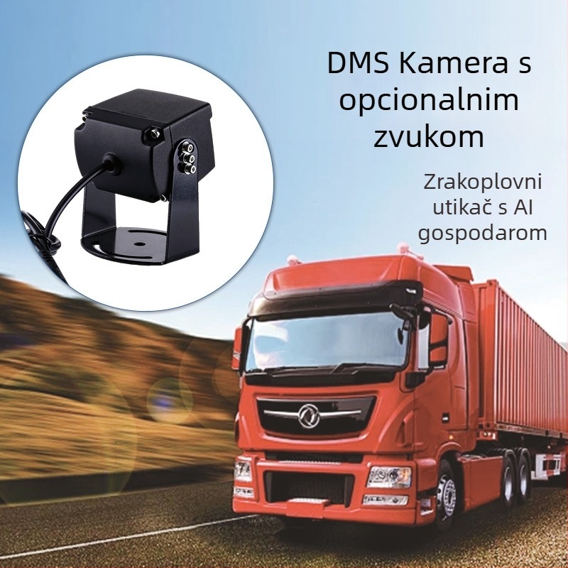 Tolatna kamera za vozila s DMS asistiranim vođenjem, 12V, 5.0 MP, Analogno/HD/AHD signal, prilagodljivi kut 70° vodoravno / 50° okomito, kompatibilno sa svim modelima