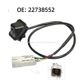 Zadnja kamera za Cadillac XTS 2013–2019 – 12V, okretna, rezolucija 480×600, model 22738552/23388750