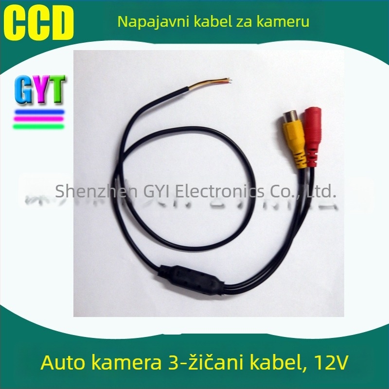 Kamera za vožnju unazad za BMW F10/F11/F25/F30, serije 3, 5 i X3 — 12V, kut gledanja 170°, rezolucija 648×480, kućište od ABS-a, zaslon
