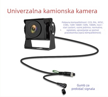 Kamionska kamera za parkiranje s četiri kanala, HD AHD za OEM zaslon, 1280x720
