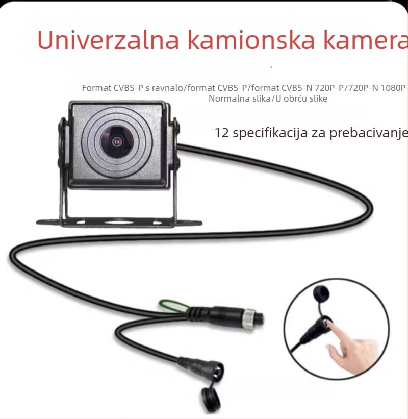 Kamionska kamera za parkiranje s četiri kanala, HD AHD za OEM zaslon, 1280x720