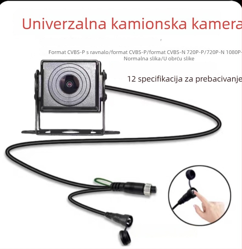 Kamionska kamera za parkiranje s četiri kanala, HD AHD za OEM zaslon, 1280x720