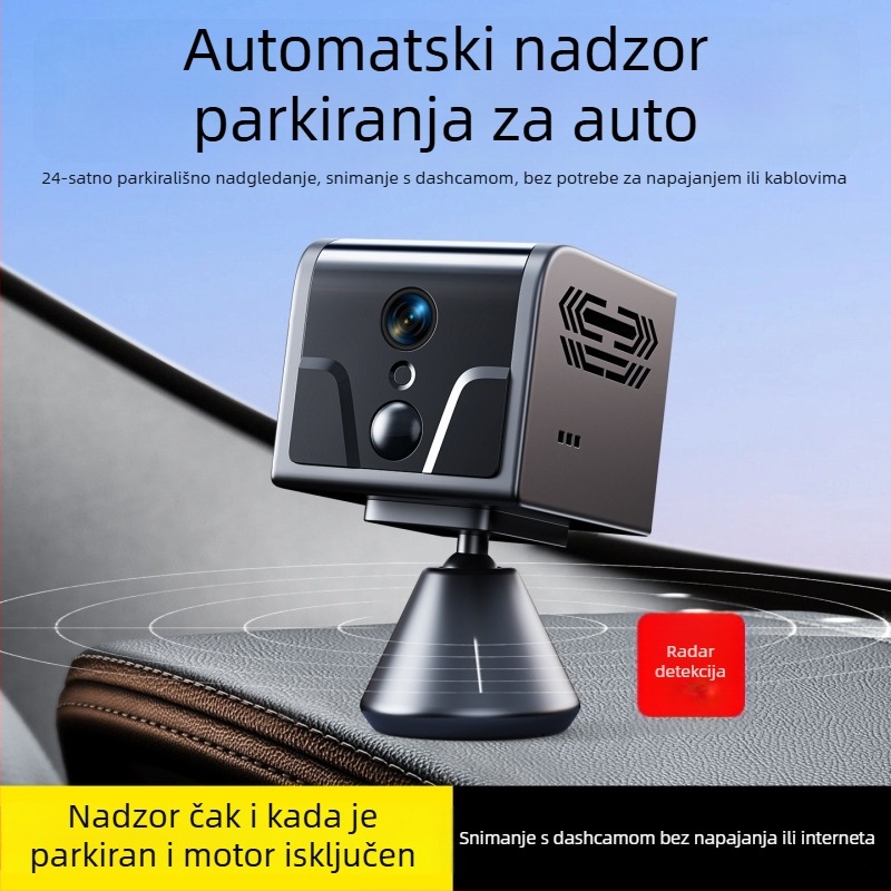 Niskopotrošna 4G bežična automobil kamera za daljinski nadzor, bez napajanja, objektiv 2.7–12 mm, IR do 20 m, -10 do 60°C, unutarnja i vanjska upotreba