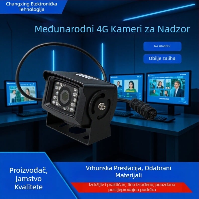 4G kamera za nadzor vozila s aluminijskim kućištem i metalnom konstrukcijom