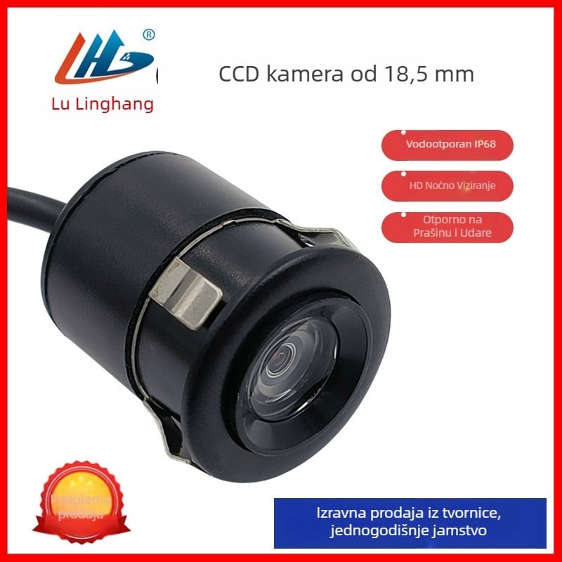 CCD kamera za backup 720p, podesiv kut, 12V DC napajanje, CCD senzor 640 TVL