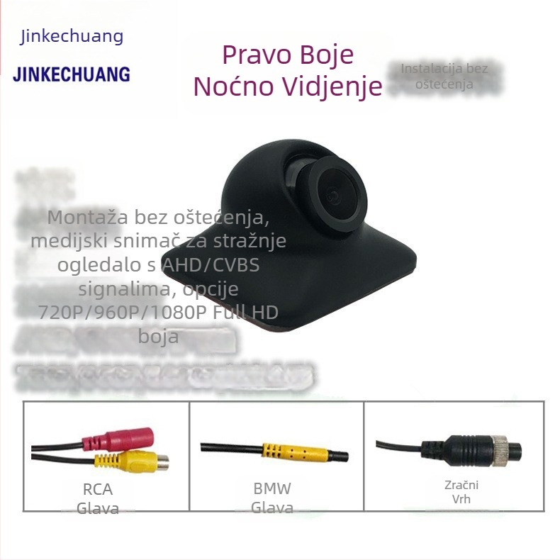 Kamera za mrtvu zonu s univerzalnim podešavanjem kuta, model JKC-C10256WG, 1080P, 5V, N/P signal