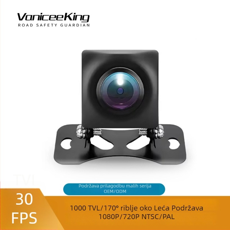 TVI30 Kamera za retrovizor, 1080P HD fisheye širokokutna, vodootporna, univerzalna