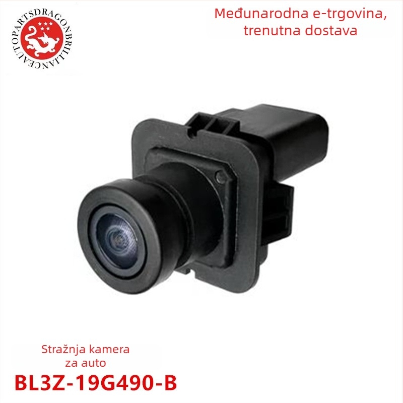 Kamera za stražnji pogled za Ford F-150, kompatibilna s BL3Z-19G490-B / BL3Z19G490B, 1-kanalni video, zaslon FZSX121 za vožnju unatrag, težina 0.5 kg