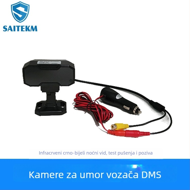 Kamera za vozilo za otkrivanje umora vozača, infracrveno noćno vidno, prepoznavanje lica, 1080P, IP67, 12V, široki kut
