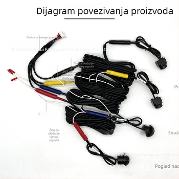 GC2093360 360° panoramska kamera za automobil, HD AHD 1080p, digitalno uklanjanje šuma, širok dinamički raspon