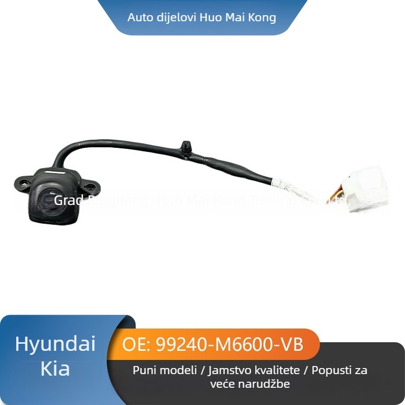 Zadnja kamera za Hyundai/Kia – 99240-M6600-VB / 99240-M6600, 12V napajanje, standardni video signal, težina 75 g