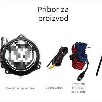 Kamera za pomoć pri parkiranju za VW Golf/Jialv/Magotan/B8L Lingdu – 1280x720, 170° kut gledanja, CMOS3089 senzor, 12V, video signali CVBS/AHD/RGB/HDMI