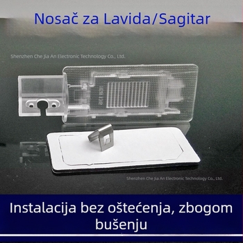 VW Sagitar držač kamere za vožnju unatrag sa svjetlom za registarsku pločicu i produženim kućištem za Passat