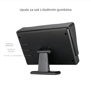 Auto zaslon 4,3/5 inča, bežični modul 2,4 G, IR HD kamera za vožnju unazad za dugu registracijsku tablicu