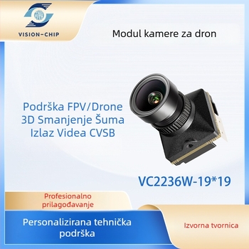 Modul drona kamere VC2236WAHD – Visoka razlučivost 1080p, zvjezdano noćno vid, 100° podesivi kut, CVBS video, IP67