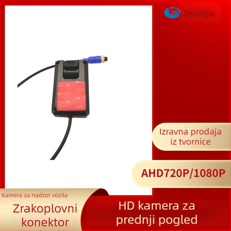 Kamionska kamera za prednje gledanje kroz vjetrobran, ADAS, AHD 1080P/720P, sigurnosno upozorenje