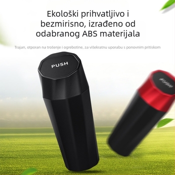 Bancano kanta za smeće u autu, ABS, model 008, otisak logotipa, prilagodljiv