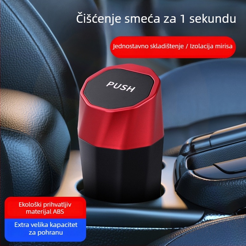 Bancano kanta za smeće u autu, ABS, model 008, otisak logotipa, prilagodljiv