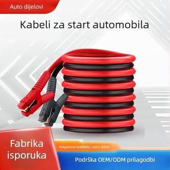 Automobilski kabl za hitno pokretanje s bakreno obloženim aluminijem, aligator kliješte, duljina 2–5 m ili prilagođena duljina