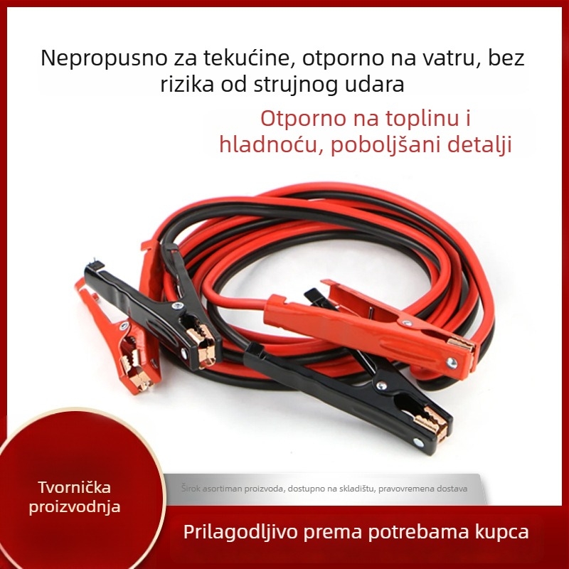 JS-01 Plastična klema za automobilsku bateriju i kabel za hitne slučajeve