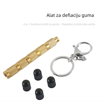 4-u-1 mesing alat za ispuštanje zraka iz guma i ventil - alat za popravak automobila