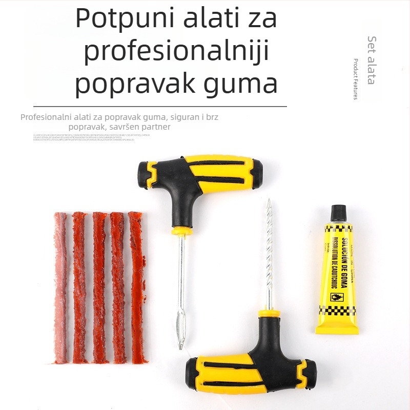Set alata za popravak guma s tekućim ljepilom — Town head marka, materijal ljepilo, prilagodba dostupna, privatne marke dopuštene
