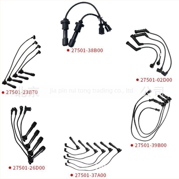 Visokonaponski kabel za paljenje za Hyundai/Kia — 27501-37B00, 27501-23A00, 27501-23B70, 27501-22B10 | Marka: jprt | Dozvoljena privatna oznaka