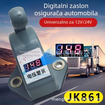 Digitalni glavni prekidač za bateriju s digitalnim zaslonom, 12V/24V, za poljoprivredna vozila i teška vozila