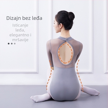 Jednostavno baletno trenutačko odijevanje za žene, akrilna vlakna, 95%+ sastav glavne tkanine, Šifra proizvoda Fds44zek