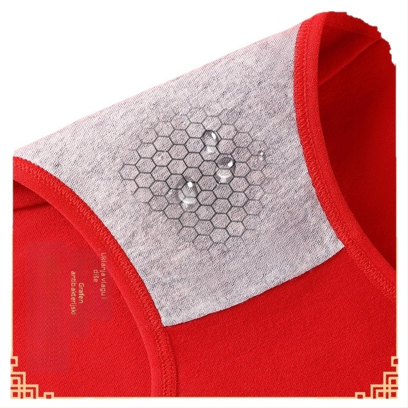 Ženske gaćice s visokim strukom, prozračne i antibakterijske, glavni materijal 90–95% pamuk, prepona podstava 100% pamuk