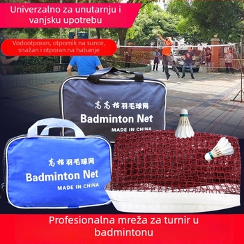 Prijenosna badminton mreža za unutarnju i vanjsku upotrebu, kućni standard, za treninge i natjecanja