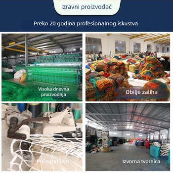 Mreža bez čvorova za ograde stadiona i dvorana za trening — izolacijska zaštitna mreža protiv penjanja