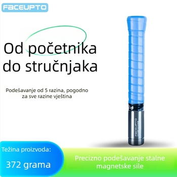 Trening alat za badminton — nehrđajući čelik, Faceupto, podesiva snaga, prilagodljiv, pogodan za badminton i tenis