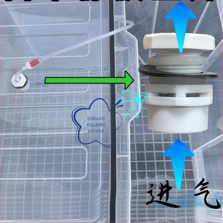 Kutija za prijevoz ribe s mrežastim aeracijskim uređajem i DIY zatvorenom kutijom (Brand Hornet's nest; Materijal PE; Komponente: vreća za ribu, zatvorena kutija; Kategorija: Skup ribolovne opreme)