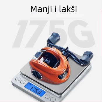 Happy Fishing Song američkog stila spining kolut za duga bacanja, konstrukcija od karbonskih vlakana i metala, lijeva ili desna ručica