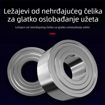 Happy Fishing Song američkog stila spining kolut za duga bacanja, konstrukcija od karbonskih vlakana i metala, lijeva ili desna ručica