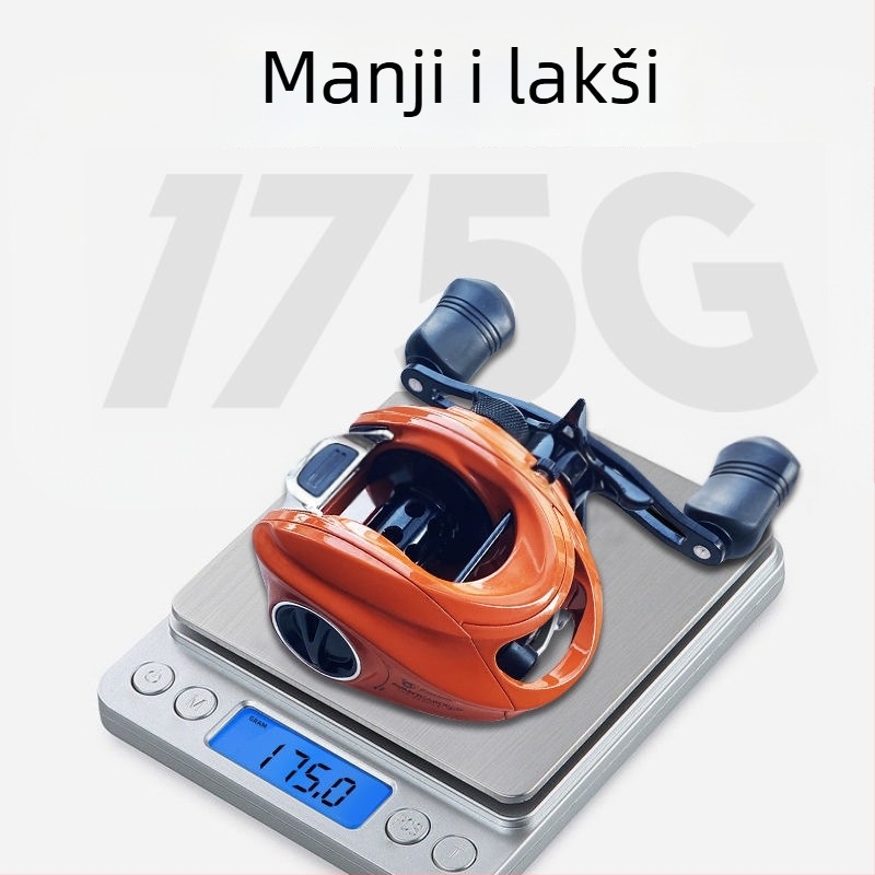 Happy Fishing Song američkog stila spining kolut za duga bacanja, konstrukcija od karbonskih vlakana i metala, lijeva ili desna ručica