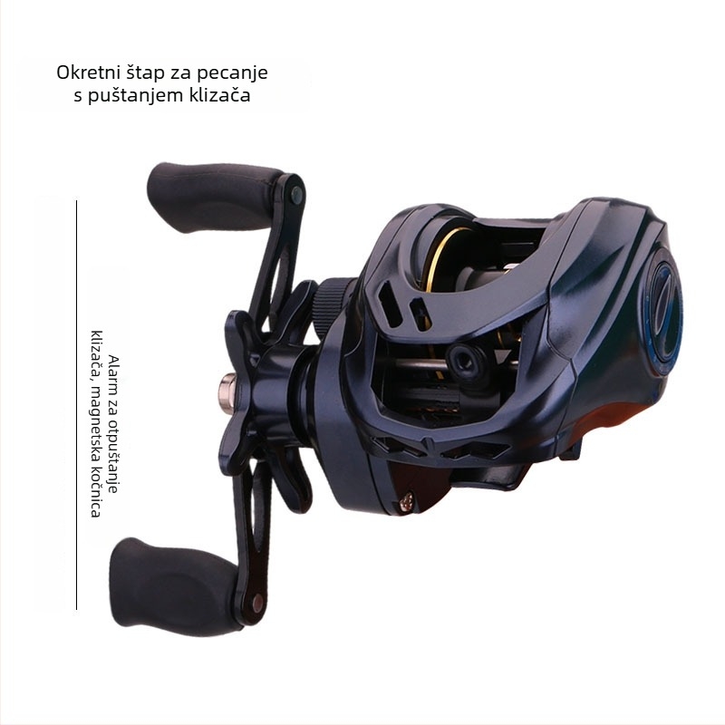 Mulinica za ribolov s bubnjem, alarmom za curenje, pakiranje 50 komada